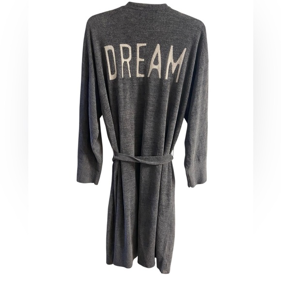 Barefoot Dreams cozy chic ultra lite Dream robe anchor grey Large NWT - Picture 3 of 10